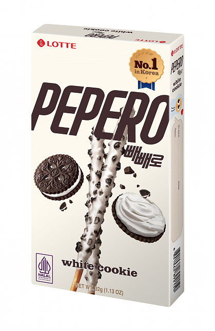 Палочки Lotte Pepero White cookie (белые) - фото